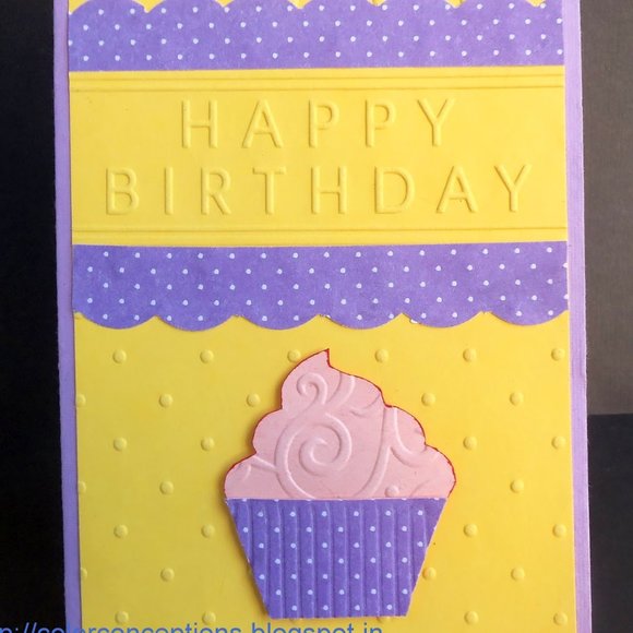 Darice 4” x 6” embossing folder - HAPPY BIRTHDAY - Picture 9 of 9